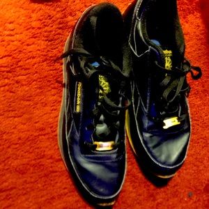 Reebok black and gold